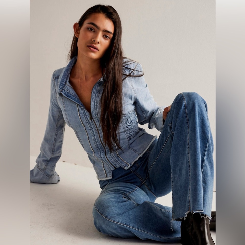 Free people Denim Shirt